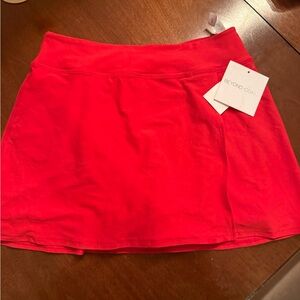 Beyond Yoga Women's Bright Red Mini Skirt